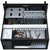 Techly Szerver ház ATX rack 19" 4U/400mm fekete