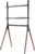 LOGILINK - TV stand with walnut wooden legs, 49-70"