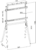 LOGILINK - TV stand with walnut wooden legs, 49-70"