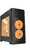 Gembird ATX case Fornax 1000O - orange led fans, USB 3.0