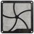 Silverstone Ventilátor rács és Porszűrő SST-FF122B, 120mm, Magnet, fekete
