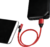LOGILINK - USB 2.0 to micro-USB (90° angled) male, red, 1m