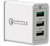 BH828 BlackBird QC 3.0 Hálózati Töltőfej 3x USB fehér