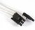 PHANTEKS 6+2-Pin PCIe 50cm hosszabbító - sleeved white
