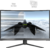 27" MSI Optix G27C4 ívelt Gaming monitor 165Hz 1920x1080 16:9 1ms VA panel 250cd HDMI DP