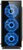 Sharkoon TG4 Blue (fekete; üveg oldal; alsó táp; ATX; 4x120mm kék led; 2xUSB3.0; I/O)
