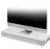 Sharkoon Monitor állvány - Monitor Stand Power (4x USB3.0, Méret: 580 x 190 x 73 mm, Max.: 20 kg, acél, ezüst)