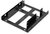 Internal SSD/HDD Dual Mounting Kit Adapter for 2x 2.5"to 3.5" metal, black