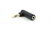 Gembird audio adapter plug 3.5mm, right angle adapter, 90°, black
