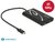 Delock Adapter Thunderbolt 3 csatlakozódugóval > 2 x Displayport csatlakozóhüvellyel 4K 60 Hz