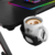 Spirit of Gamer Gamer Asztal - Headquarter 300 (MDF lap, fém lábak, fekete, RGB LED háttérvilágítás, 120 x 66 x 71.5 cm)