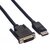ROLINE DisplayPort Cable, DP-DVI (24+1), LSOH, M/M, black, 2 m; 11.04.5772-20
