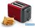 Bosch TAT3P424 DesignLine piros-fekete kenyérpirító