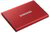 Samsung 500GB T7 külső SSD USB3.2 Type-A/C piros - MU-PC500R/WW