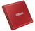 Samsung 1TB T7 külső SSD USB3.2 Type-A/C piros - MU-PC1T0R/WW