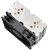 DeepCool CPU Cooler - GAMMAXX 400S (14,6dB; max. 86,3 m3/h; 3pin csatlakozó; 4 db heatpipe, 12cm)