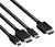 Club 3D USB Type C + HDMI + MiniDisplayPort 1.2 to HDMI 4K60Hz HDR M/M Active Adapter 32AWG