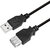 Logilink USB 2.0 Cable, AM to AF, black, 2m