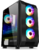 Spirit of Gamer Számítógépház - Rogue VI RGB (fekete, ablakos, 8x12cm ventilátor, alsó táp, ATX, 1xUSB3.0, 2xUSB2.0)