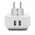 VOCOlinc PM5 smart power plug with 2×USB charger and LED night light