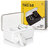 TWS Bluetooth sztereó headset v5.0 + töltőtok - TWS D005 True Wireless Earphones - white