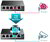 TP-LINK Switch 5x1000Mbps (4xPOE+), Fémházas Asztali, Easy Smart, TL-SG105PE