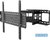 Stell SHO 3610 MK2 40"-70" VESA 600x400 slim kihúzható dupla karos fali konzol