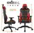 Gamdias Achilles E1-L gaming szék - Fekete/Piros