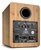 WaveMaster Hangszóró 2.0 - CUBE MINI NEO Bamboo (36W RMS, Bluetooth, 3,5mm jack, RCA, Toslink, Távírányító, Bambusz)