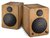 WaveMaster Hangszóró 2.0 - CUBE MINI NEO Bamboo (36W RMS, Bluetooth, 3,5mm jack, RCA, Toslink, Távírányító, Bambusz)