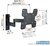 Vogels W53060 19"-43" VESA 200x200 dönthető és forgatható fali TV konzol