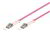 Duplex patch kábel 4 x LC/UPC csatlakozóval, 3mm duplex core 50/125 OM4 LSZH, 2