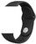 Mybandz 22SKU6111 SZILIKON ÓRASZÍJ GÖMB CSATTAL /FEKETE/ / 22MM