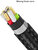 USB - USB Type-C adat- és töltőkábel 1 m-es vezetékkel - Devia Gracious USB Type-C Cable Fast Charge - 5V/2.4A - black