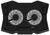 Rampage Notebook Hűtőpad 17"-ig - AD-RC9 TORNADO (20dB; 2*11,5cm venti, 1200rpm, RGB LED) Fekete