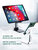 Devia univerzális asztali telefon/tablet tartó max. 11&quot, méretű készülékhez - Devia Desktop Tablet/Phone Stand - white