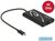 Delock 62707 Thunderbolt™ 3 apa > 2 x HDMI anya 4K 30 Hz adapter