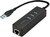 Logilink USB 3.0 3-port Hub with Gigabit Ethernet Adapter
