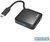 Hama 200112 BUSPOWERED 4 portos fekete USB 3.2 Type-C HUB