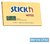 StickN 76x127mm 90lap környezetbarát pasztell narancs jegyzettömb