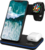 CANYON CNS-WCS303B 3in1 Wireless charger, with touch button for Running water light, Input 9V/2A, 12V/2A, Output 15W/10W/7.5W/5W, Type c to USB-A cable length 1.2m, 137*103*140mm, 0.195Kg, Black
