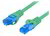 LANBERG patchcord cat.6A FTP 0.5m green