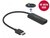 Delock Adapter HDMI-A-dugós csatlakozó - DisplayPort-csatlakozóhüvely 4K 60 Hz