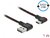 Delock EASY-USB 2.0 kábel A-típusú csatlakozódugó - USB Type-C csatlakozódugó, ívelt bal / jobb, 1