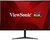 ViewSonic 27" VX2718-2KPC-mhd - VA ívelt panel 2560x1440 16:9 165Hz 1ms 4000:1 250cd speaker 2xHDMI DP