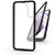 Samsung G996F Galaxy S21+ mágneses, 2 részes hátlap előlapi üveggel - Magneto 360 - fekete