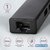 Axagon HMA-GL3A 3 portos USB3.2. Gen 2 fekete HUB Gigabit LAN porttal