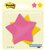 Post-it Csillag alakú 2x75lap 70,5x70,5mm öntapadó jegyzettömb