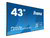 Iiyama 43" ProLite LE4340UHS-B1 -- VA panel 4K 3840x2160 16:9 60Hz 8ms 5000:1 350cd DVI/HDMI, speakers
