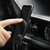 Univerzális szellőzőrácsba illeszthető mágneses PDA/GSM autós tartó - HOCO CA23 Lotto Series Magnetic Air Outlet Holder - fekete
